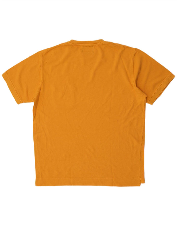 Henri Lloyd Herre T-Shirt Top Medium Gul Bomuld