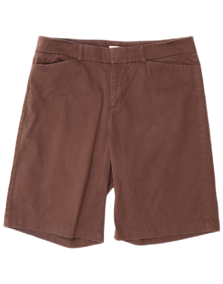 DOCKERS Casual Shorts til kvinder US 12 Large W34 Brown Bomuld