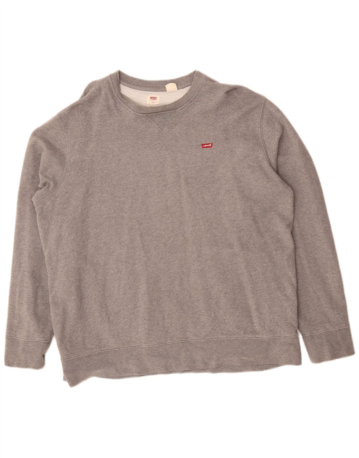 Levi's Herre Standard Sweatshirt Jumper XL Grå Bomuld Klassisk