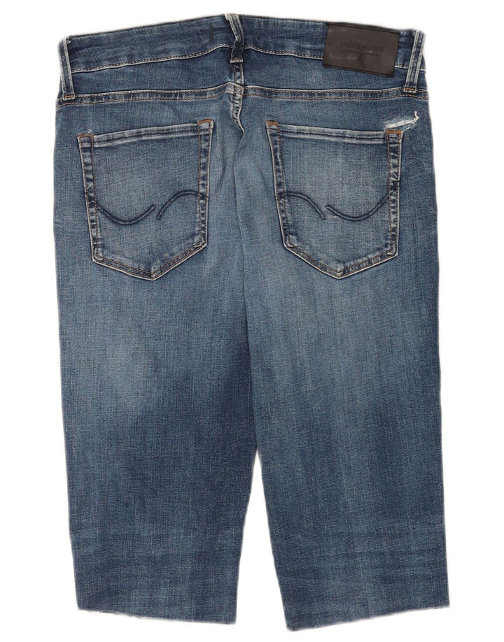 Jack & Jones denimshorts til mænd W31 Medium Blue Cotton
