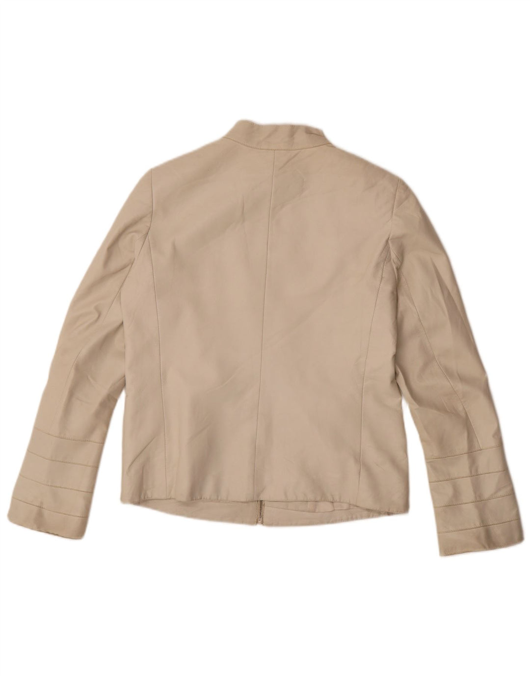 Olivieri Les Marees Dame Læderjakke IT 44 Medium Beige Læder