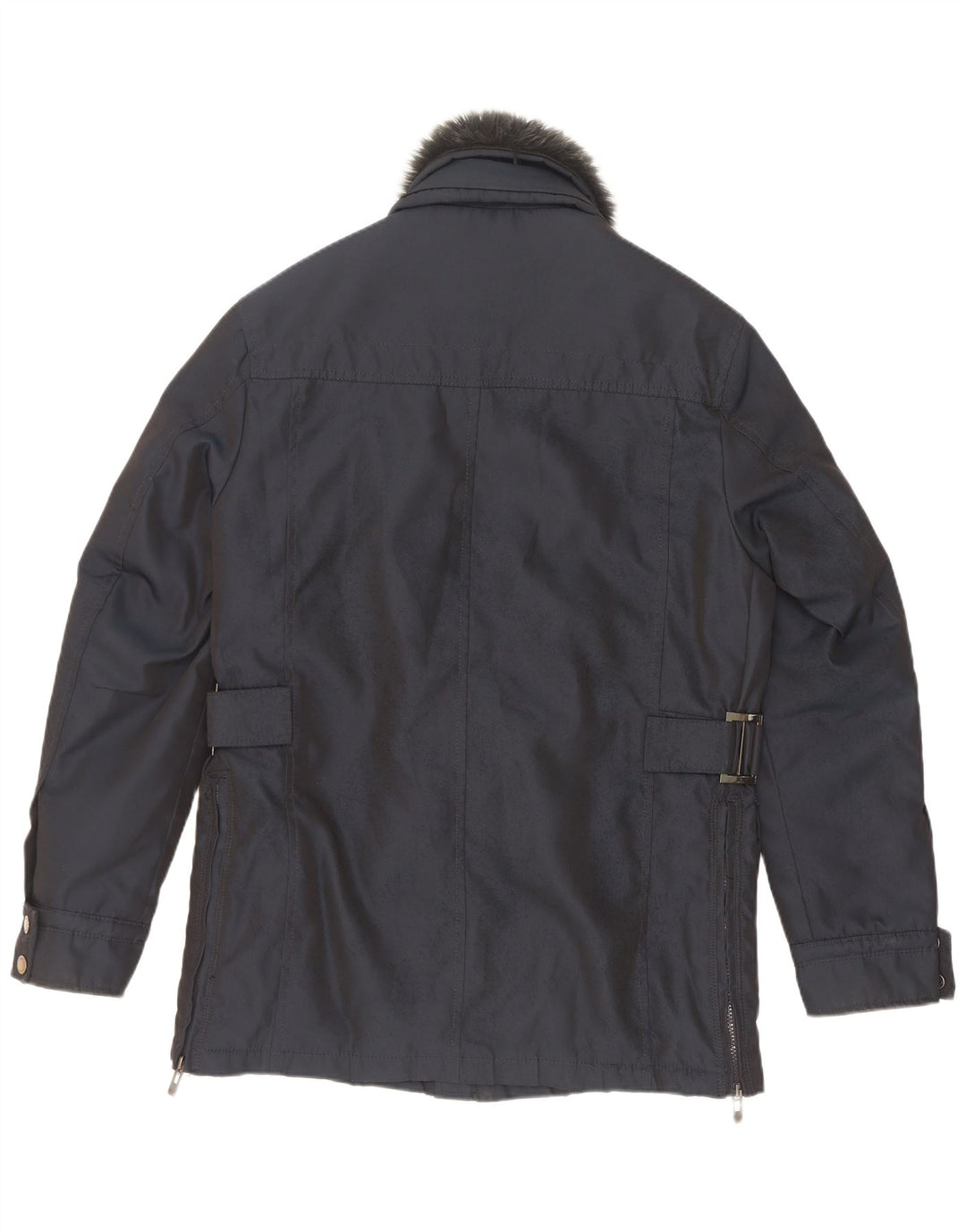 Wampum Herre Utility Jacket UK 38 Medium Navy Blue Polyester