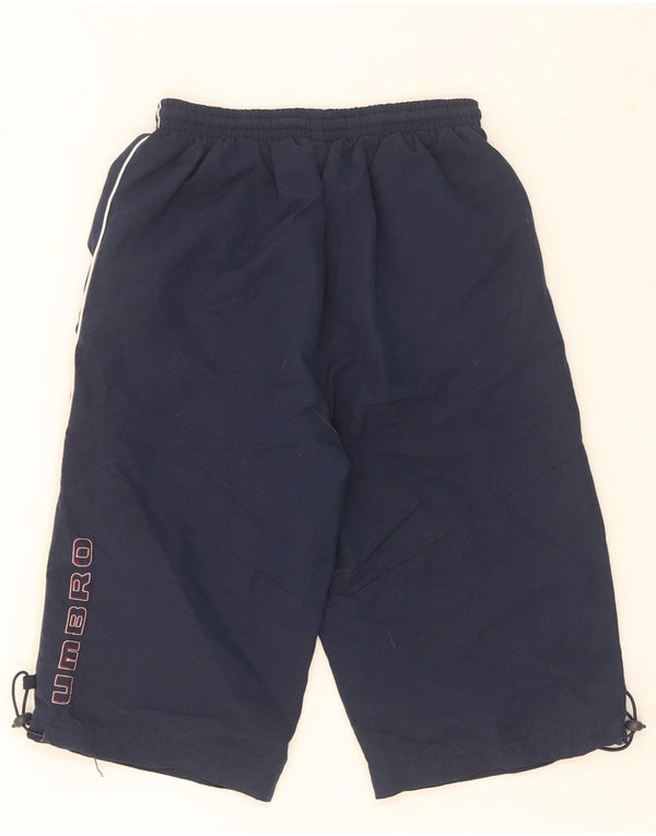 Umbro drenge grafiske bermuda sportsshorts 12-13 år XL marineblå polyester