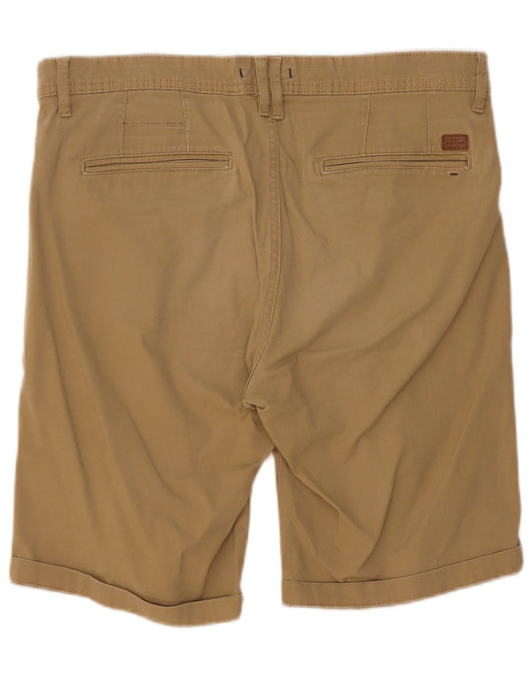Zara Herre Chino Shorts EU 40 Medium W31 Beige Bomuld