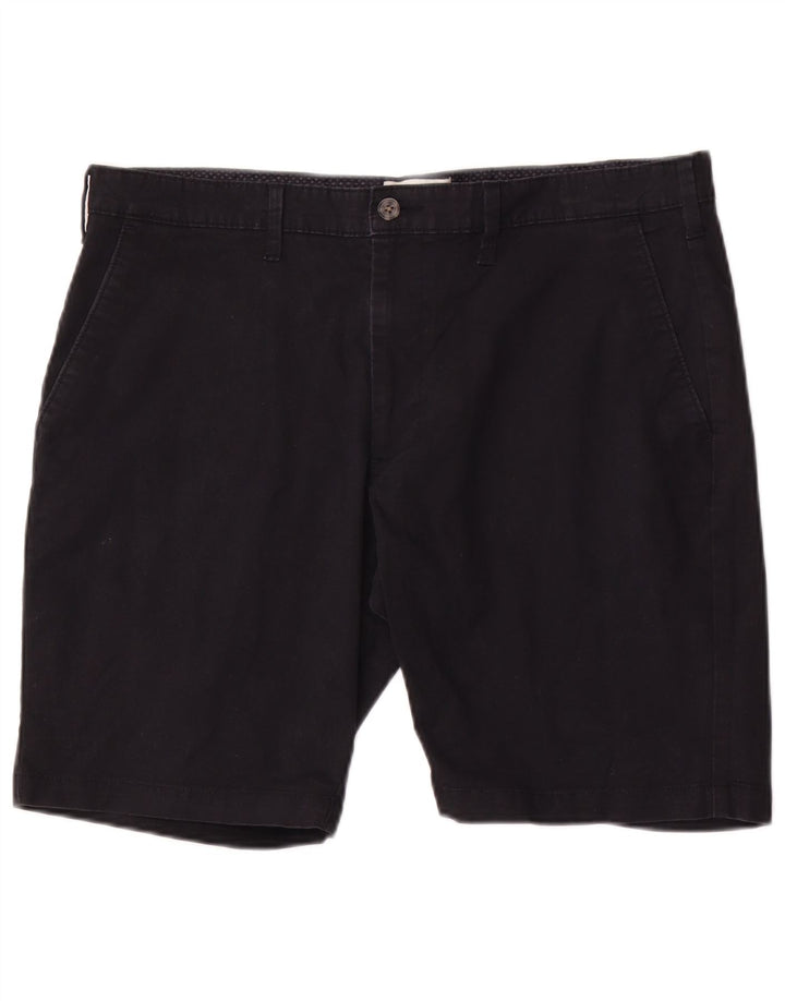 Marks & Spencer Herre Chino Shorts W36 Large Navy Blue Bomuld