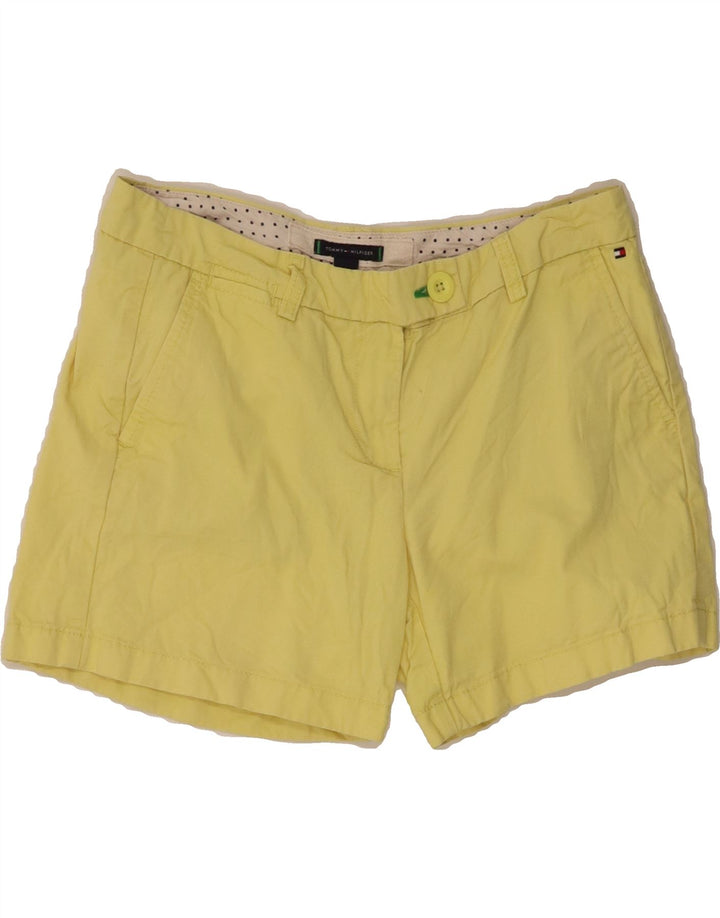 TOMMY HILFIGER Womens Chino Shorts US 6 Medium W30 Yellow Cotton Vintage Tommy Hilfiger and Second-Hand Tommy Hilfiger from Messina Hembry 