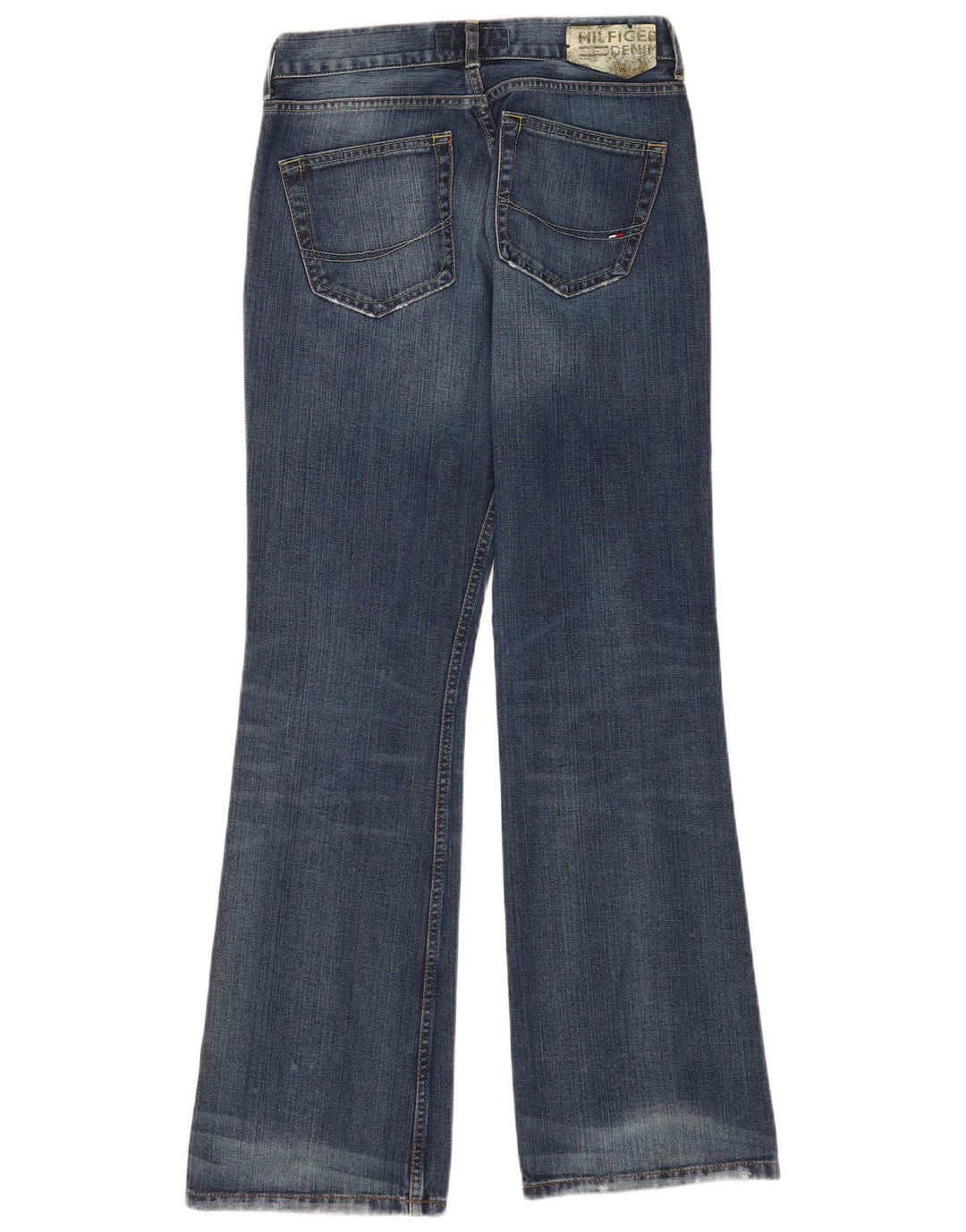 Tommy Hilfiger Dame Hipster Flared Jeans W30 L34 Blå Bomuld