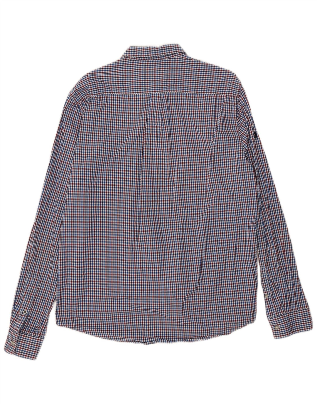 Superdry Herre Regular Fit skjorte XL Blue Gingham Cotton