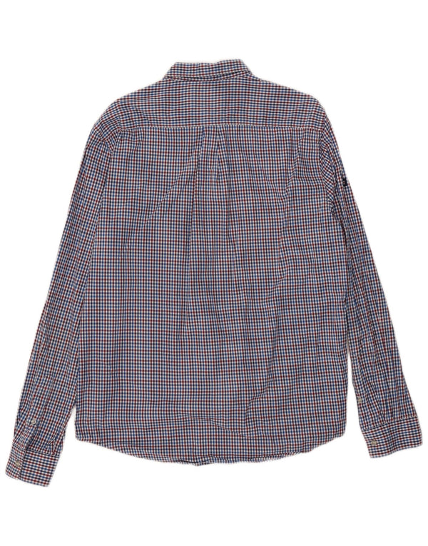 Superdry Herre Regular Fit skjorte XL Blue Gingham Cotton