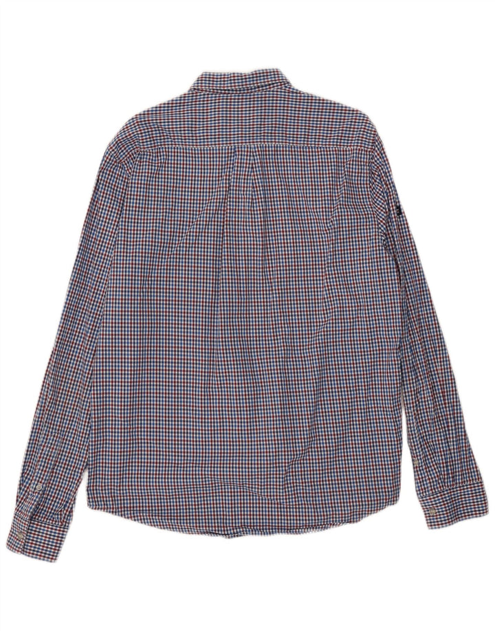 Superdry Herre Regular Fit skjorte XL Blue Gingham Cotton