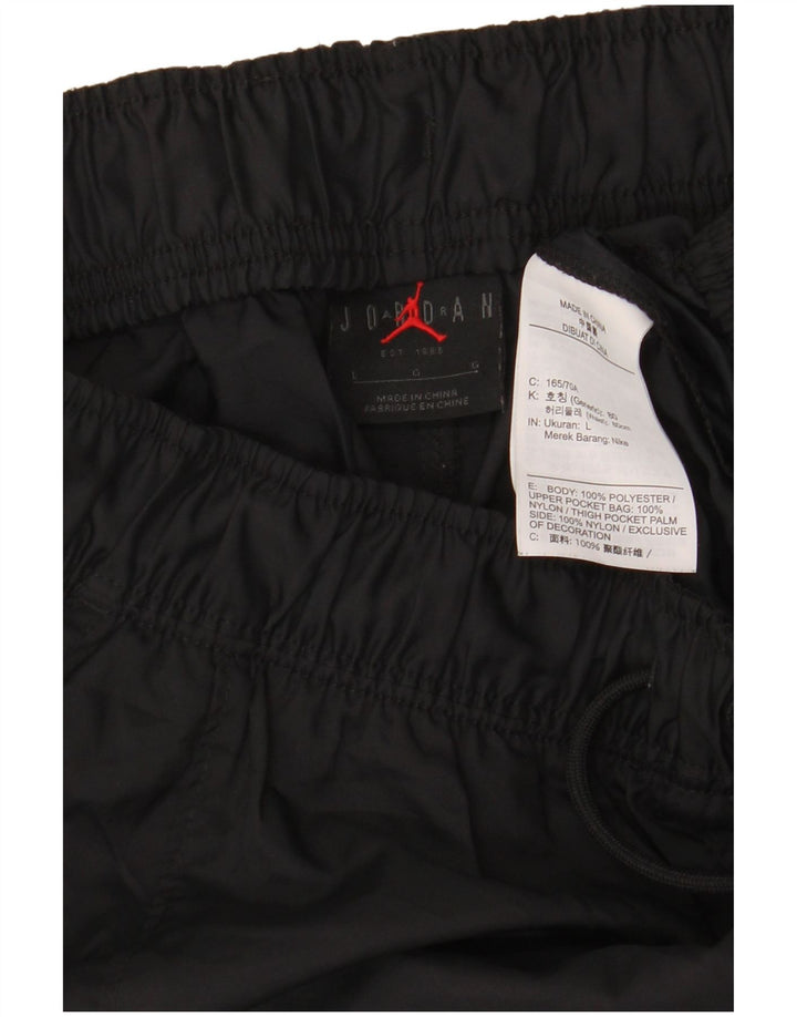 JORDAN Herre Cargo Træningsdragt Bukser Joggers Large Sort Polyester