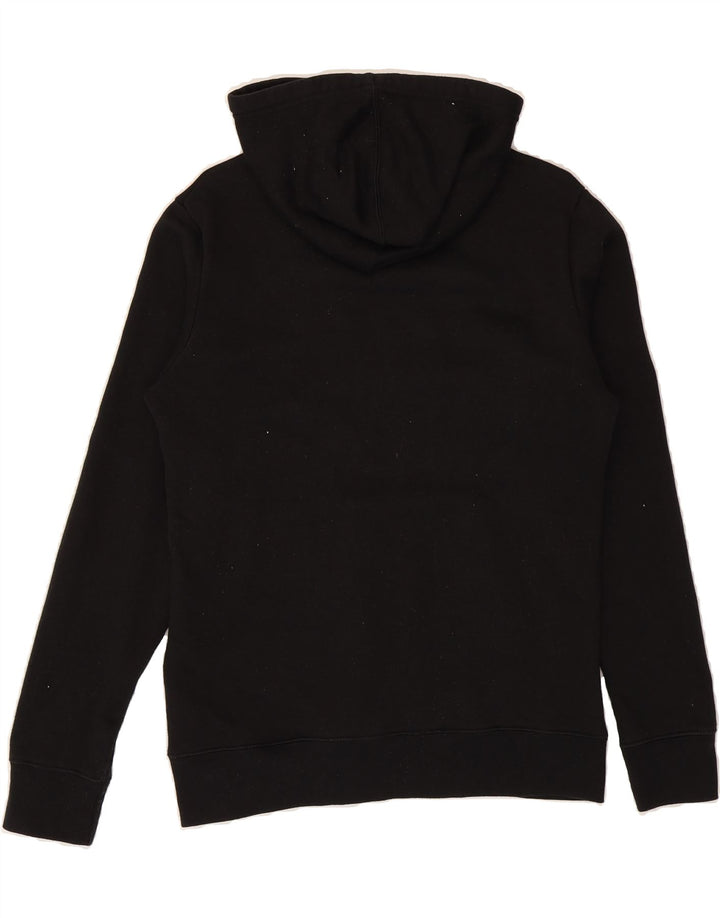 CHAMPION Mens Graphic Hoodie Jumper Small Black Cotton Vintage Champion and Second-Hand Champion from Messina Hembry 