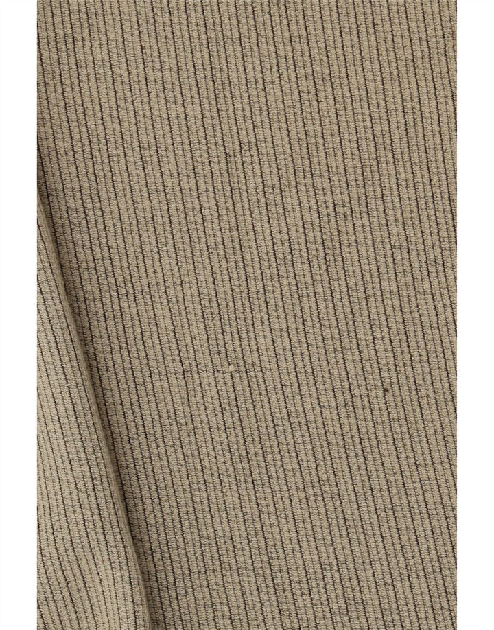 Tessitore Herre T-Shirt Top Stor Grå Nålestribe