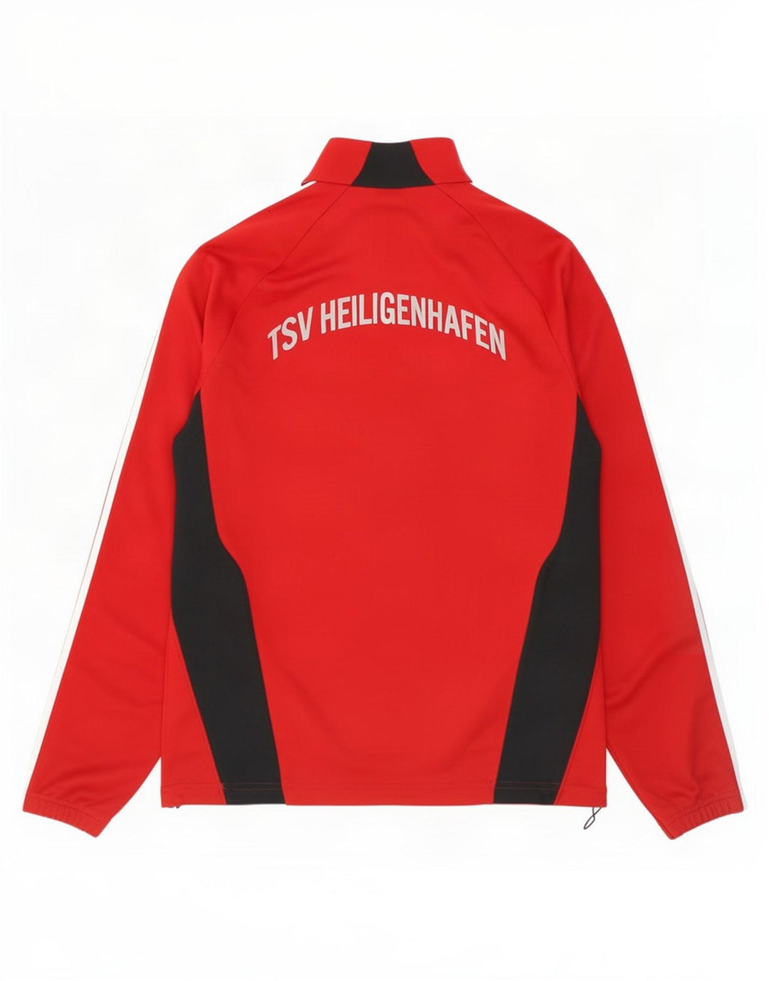Adidas Herre Grafisk Pullover Træningsdragt Top UK 44/46 Stor Rød Colourblock