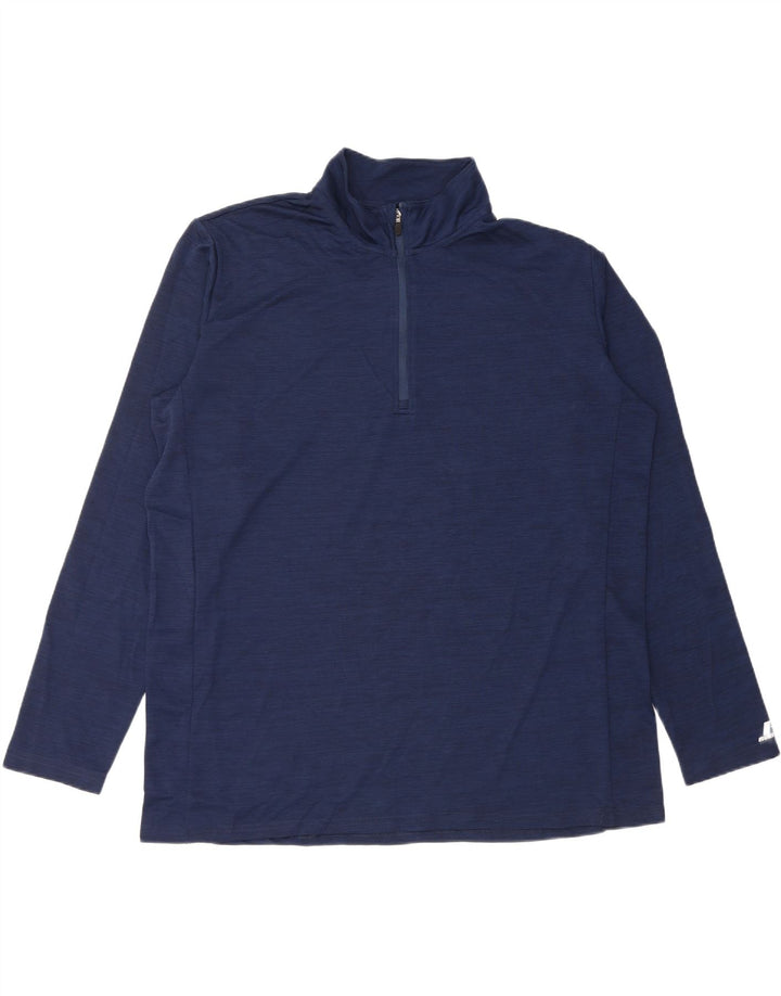 RUSSELL ATHLETIC Herre Dri-Power Pullover Træningsdragt Top 2XL Navy Blue