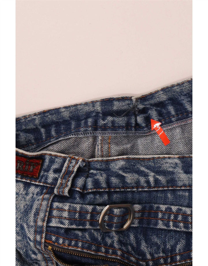 Vintage denimnederdel til kvinder W36 XL blå bomuld