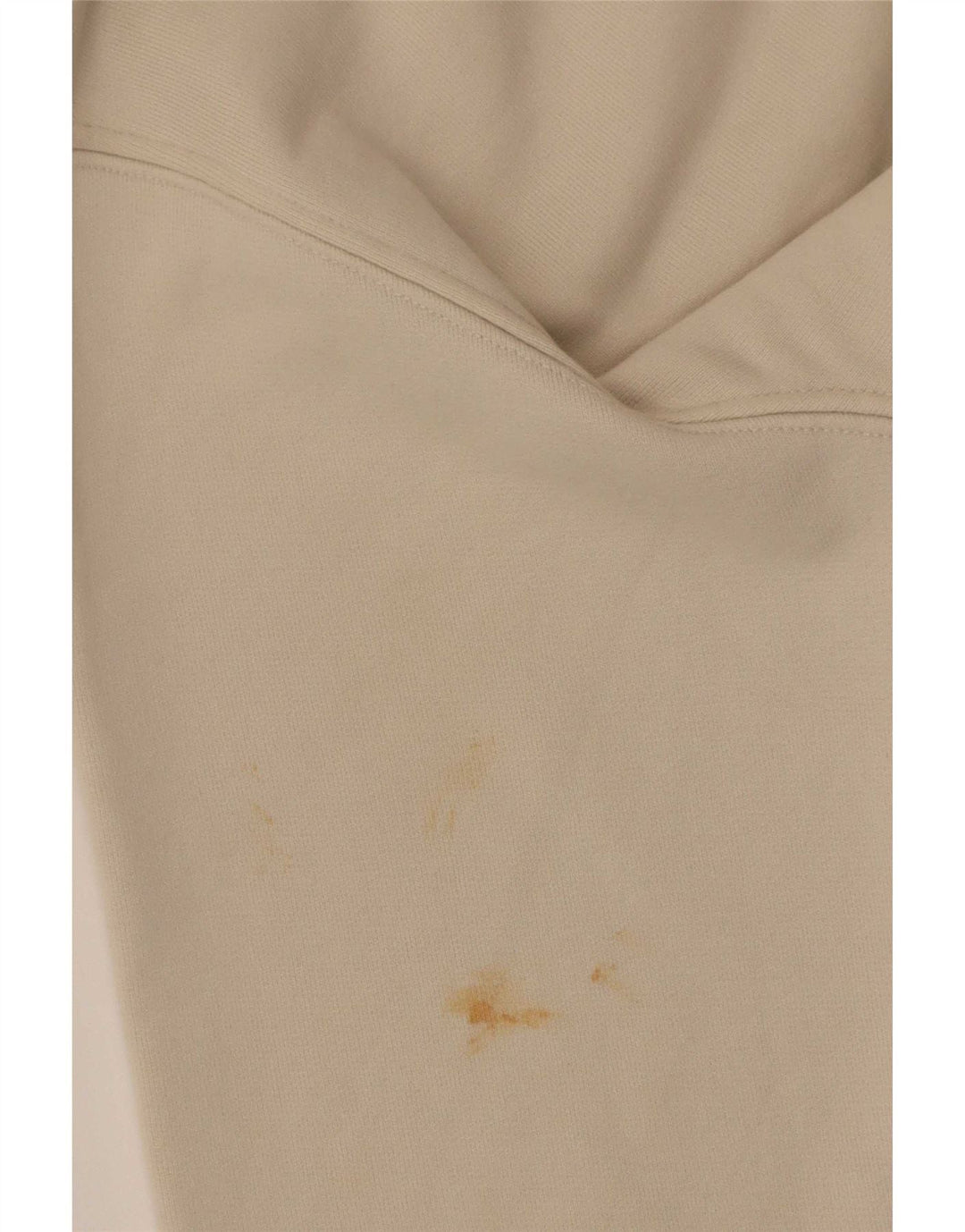 Zara Sweatshirt med lynlås til kvinder UK 14 Medium Beige Bomuld