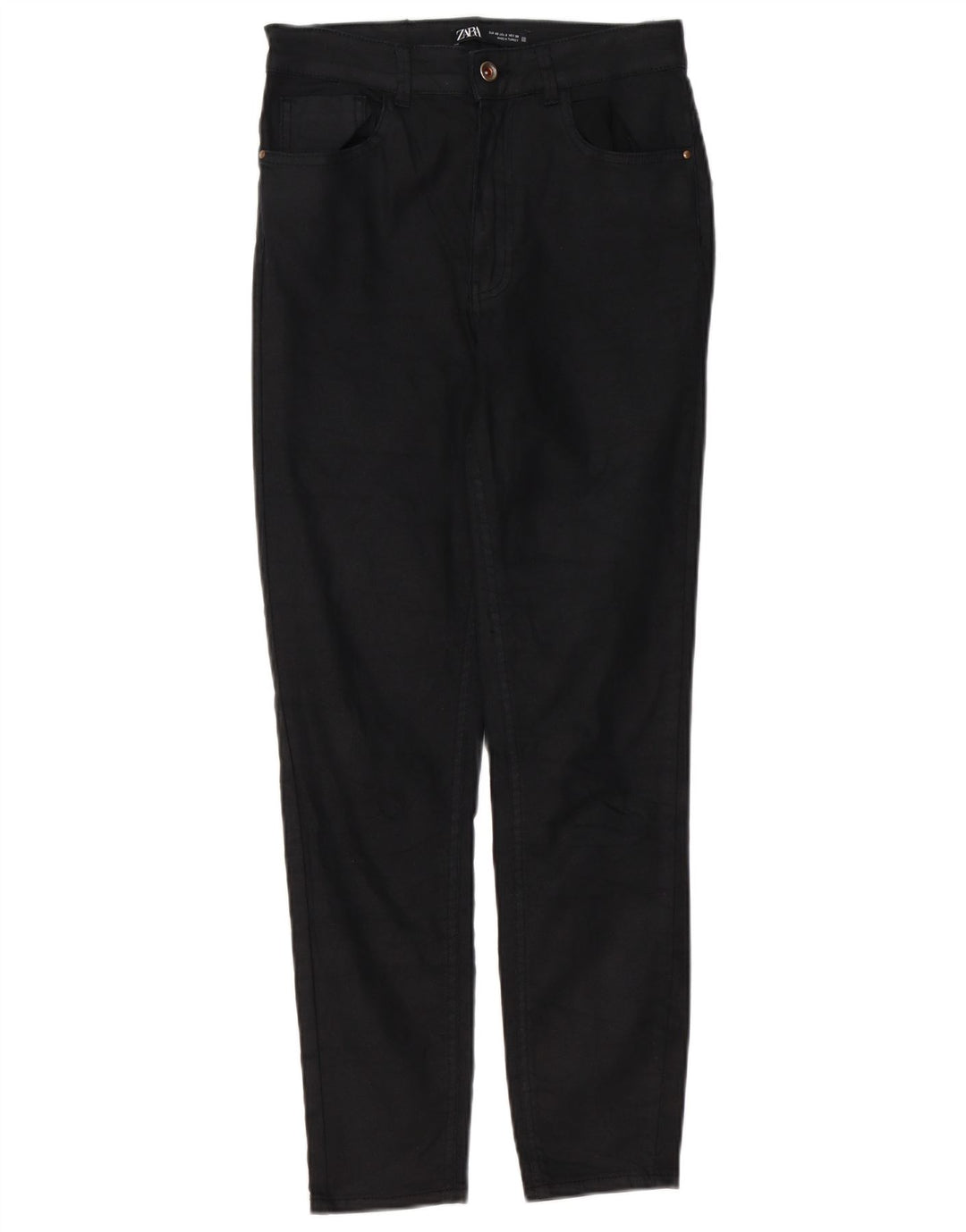 Zara Dame Slim Casual Bukser EU 40 Medium W30 L26 Sort