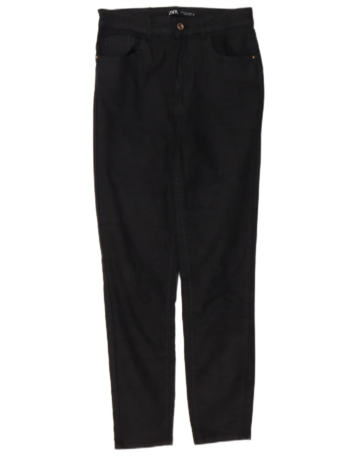 Zara Dame Slim Casual Bukser EU 40 Medium W30 L26 Sort