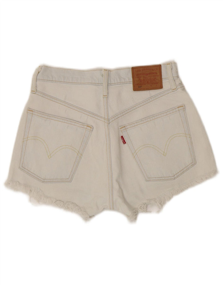 Levi's Womens 501 denimshorts W25 XS blå bomuld