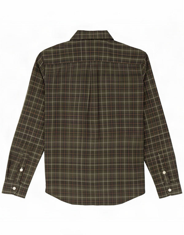 Tommy Hilfiger drengeskjorte 8-9 år Medium Grøn ternet bomuld
