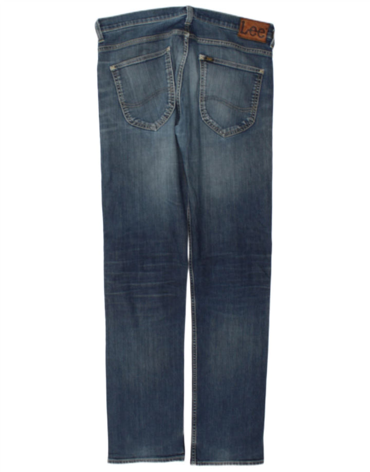 Lee Mens Powell Slim Jeans W33 L34 Blå Bomuld