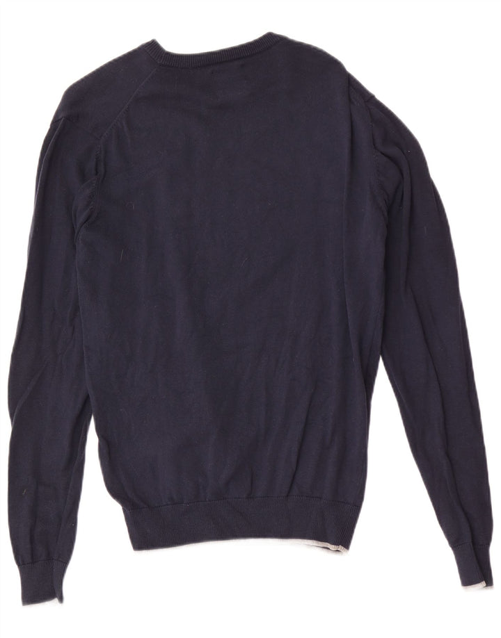Gianmarco Venturi Herre Crew Neck Jumper Sweater Medium Navy Blue