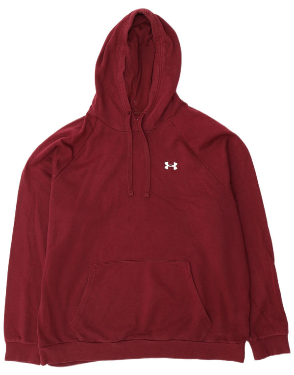 Under Armour hættetrøje til mænd 2XL rødbrun bomuld
