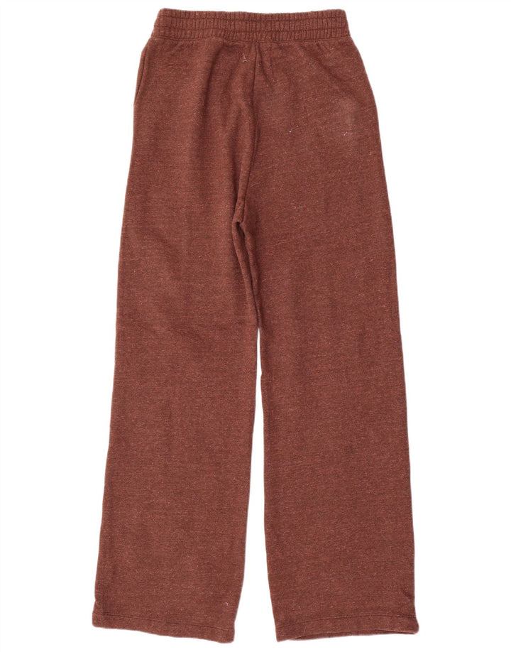 Champion Womens træningsdragt Bukser UK 14 Stor brun flækket bomuld