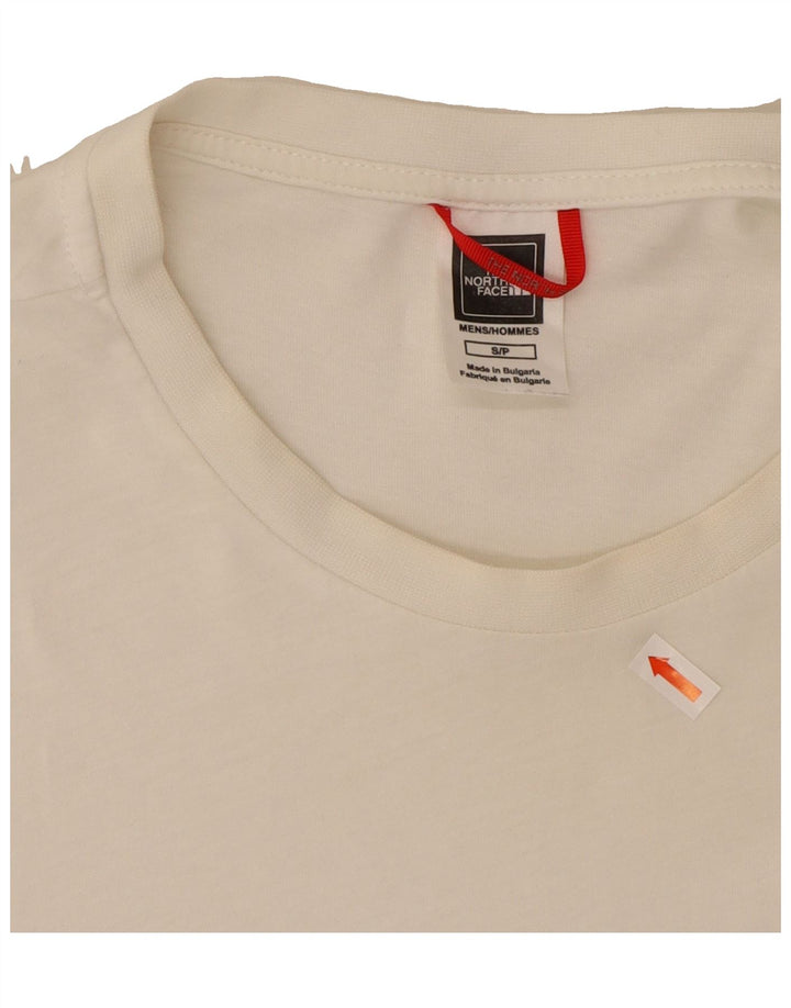 THE NORTH FACE Mens T-Shirt Top Small White Cotton Vintage The North Face and Second-Hand The North Face from Messina Hembry 