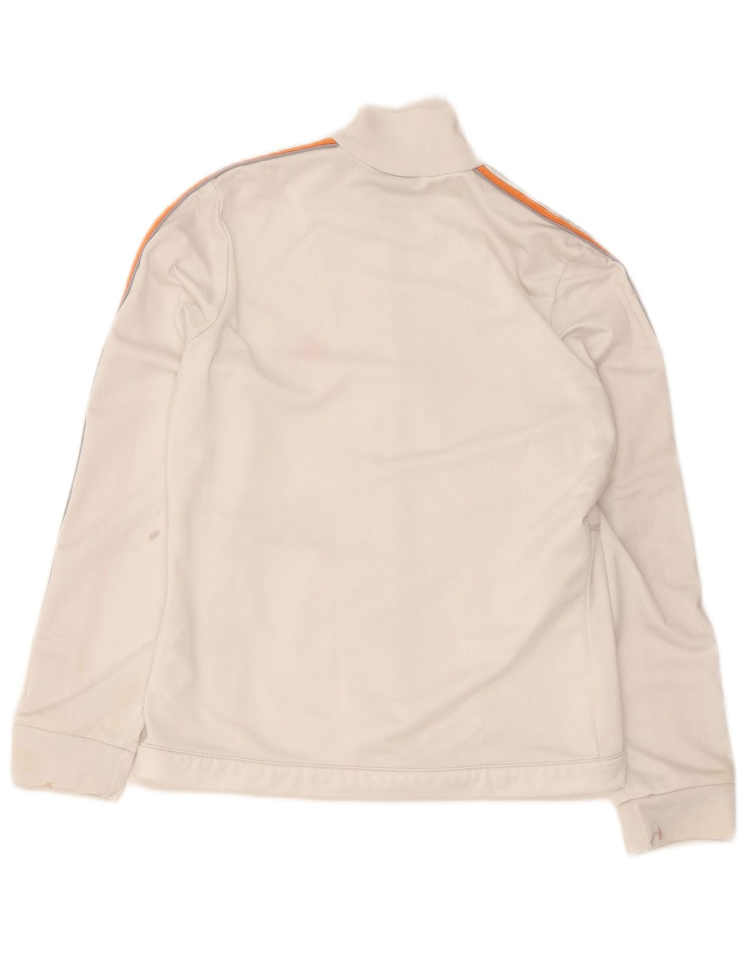 Adidas træningsdragt topjakke til kvinder UK 14 Medium White Polyester