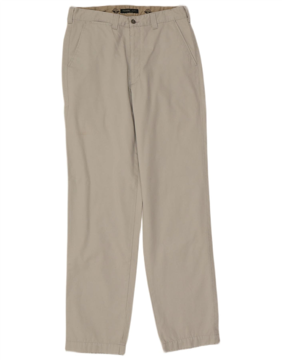 Dockers Herre Khakis Lige Chinobukser W32 L34 Grå