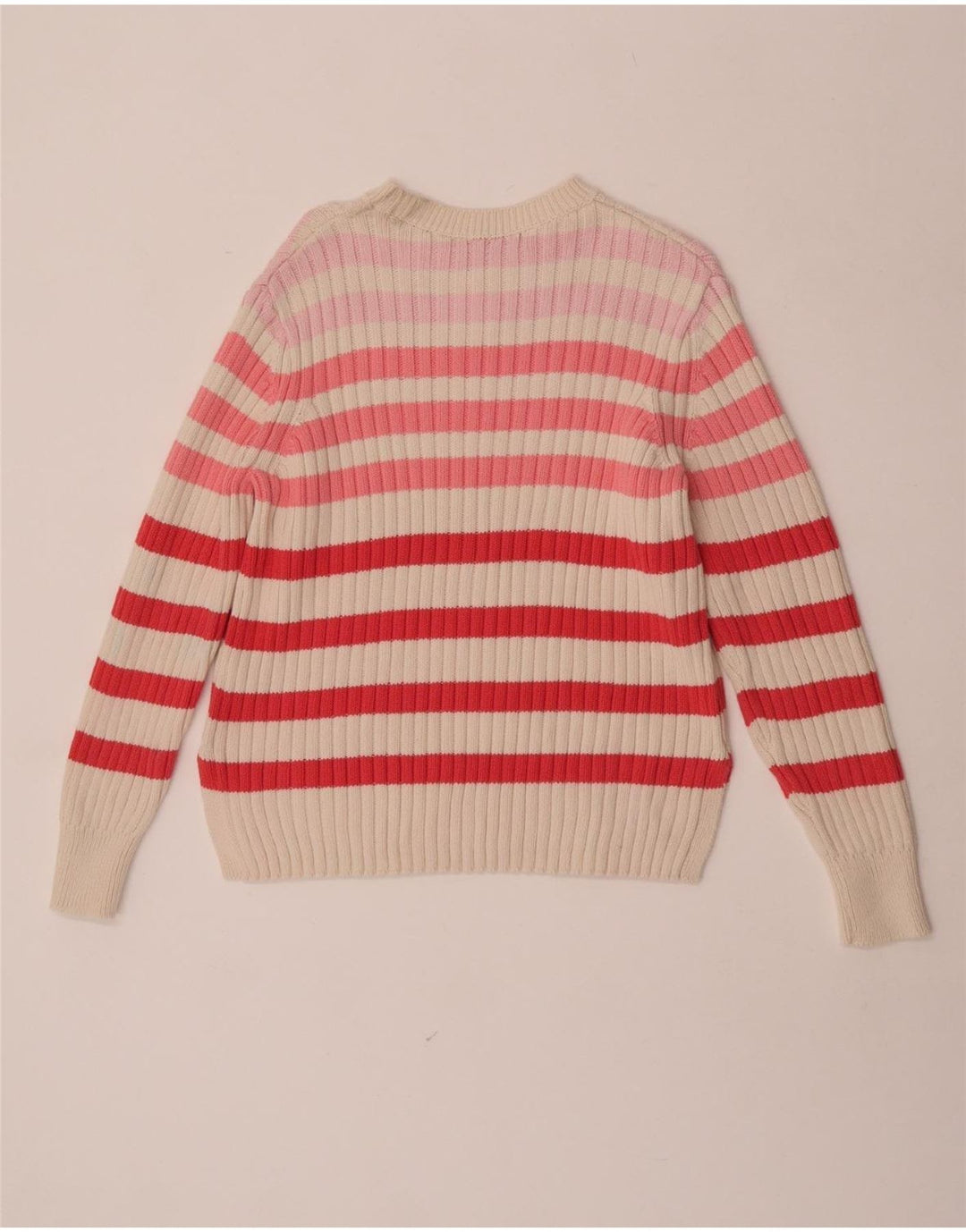 Marks & Spencer Dame Boat Neck Jumper Sweater UK 12 Medium Flerfarvet