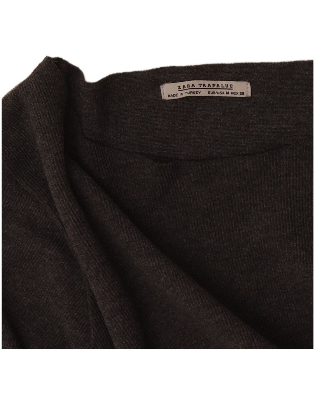 Zara Dame Trafaluc Oversized Top Langærmet UK 14 Medium Grå