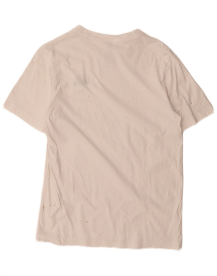 Adidas herre T-shirt top lille hvid bomuld
