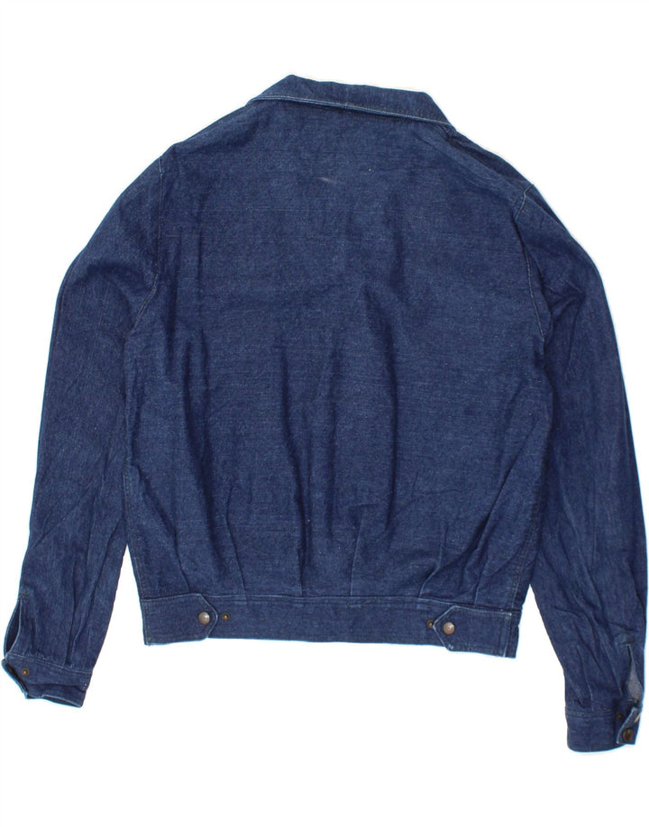 VINTAGE Womens Denim Jacket UK 16 Large Blue Vintage Vintage and Second-Hand Vintage from Messina Hembry 