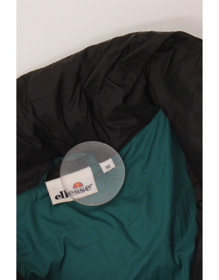 Ellesse Herre polstret jakke UK 38 Medium Blue Colourblock Nylon