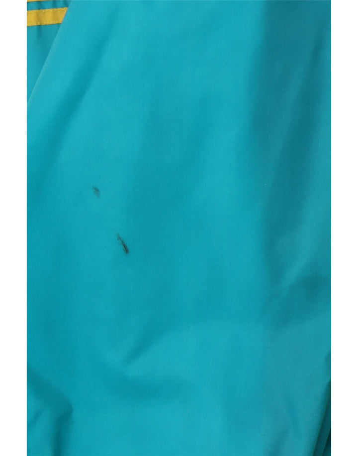 Marcel Clair Herre Unisex Windbreaker Jacket EU 46 Small Blue Polyamide