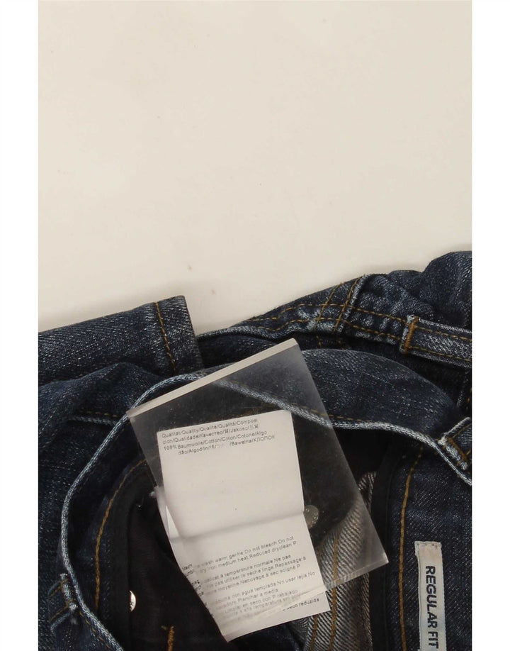 Boss Orange Herre Regular Fit Straight Jeans W38 L34 Blå Bomuld