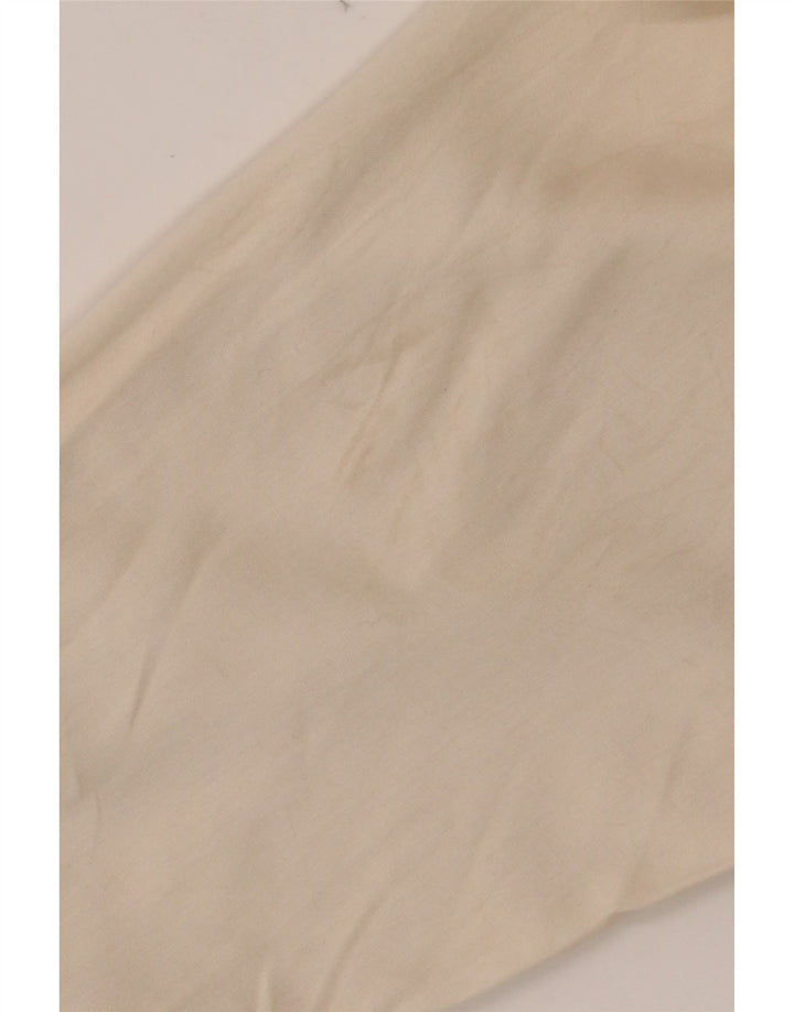 ORVIS Oversized skjorte til kvinder UK 18/20 XL Off White Silke