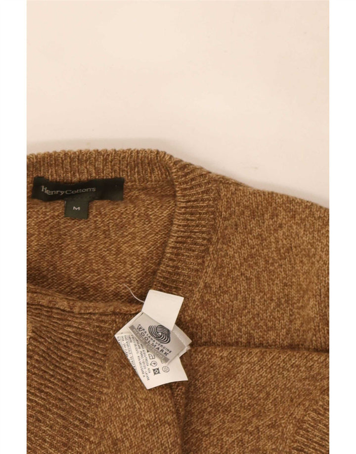 Henry Cottons Herrevest Tank Top Medium Brun Flecked Wool