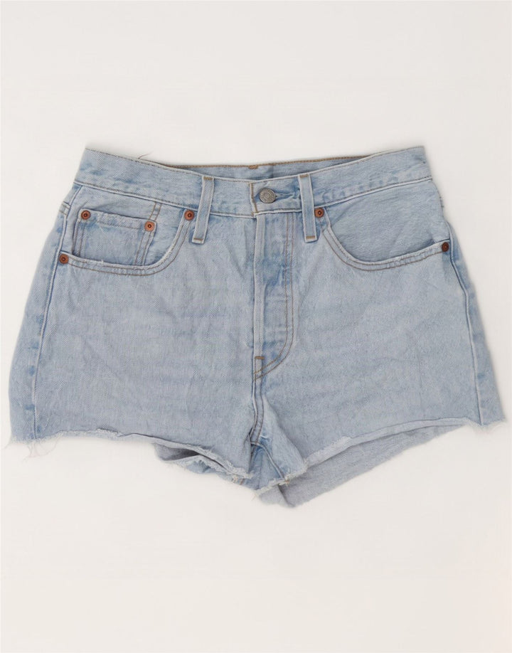 Levi's Womens 501 denimshorts W27 Små blå bomuld