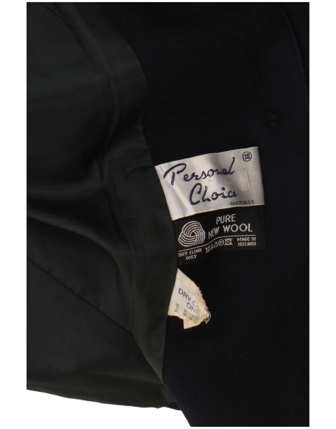 Personal Choice Dame 3-knaps blazerjakke UK 18 XL Marineblå Uld