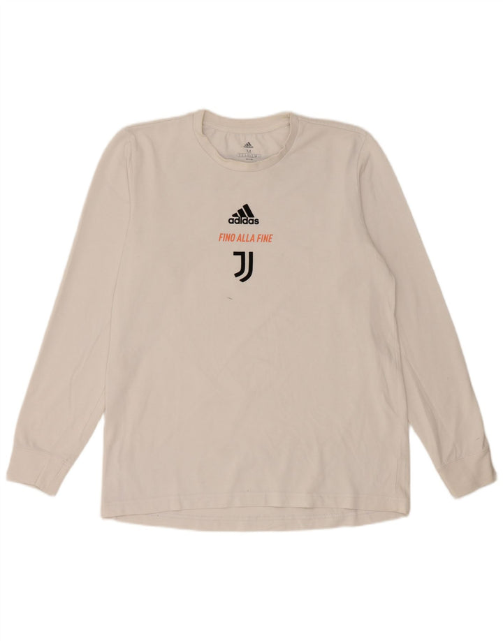 Adidas Herre Juventus Grafisk Top Langærmet Medium White