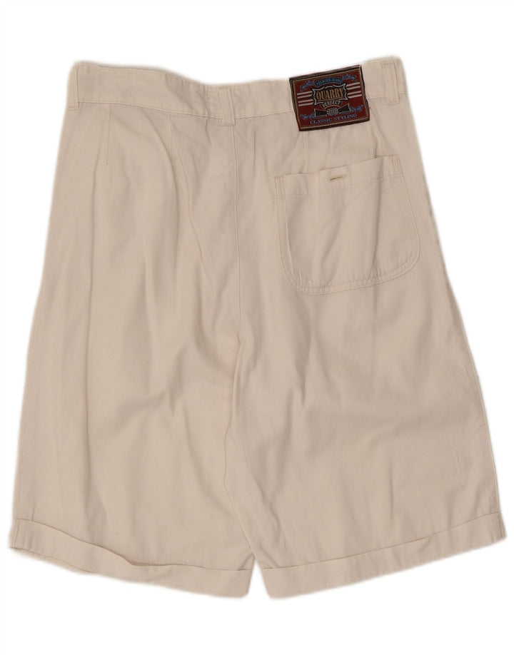 QUARRY Herre Pegged Chino Shorts W31 Medium White Bomuld