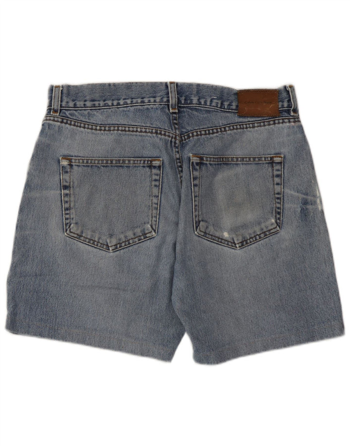 Calvin Klein Herre Denim Shorts W32 Medium Blue Bomuld