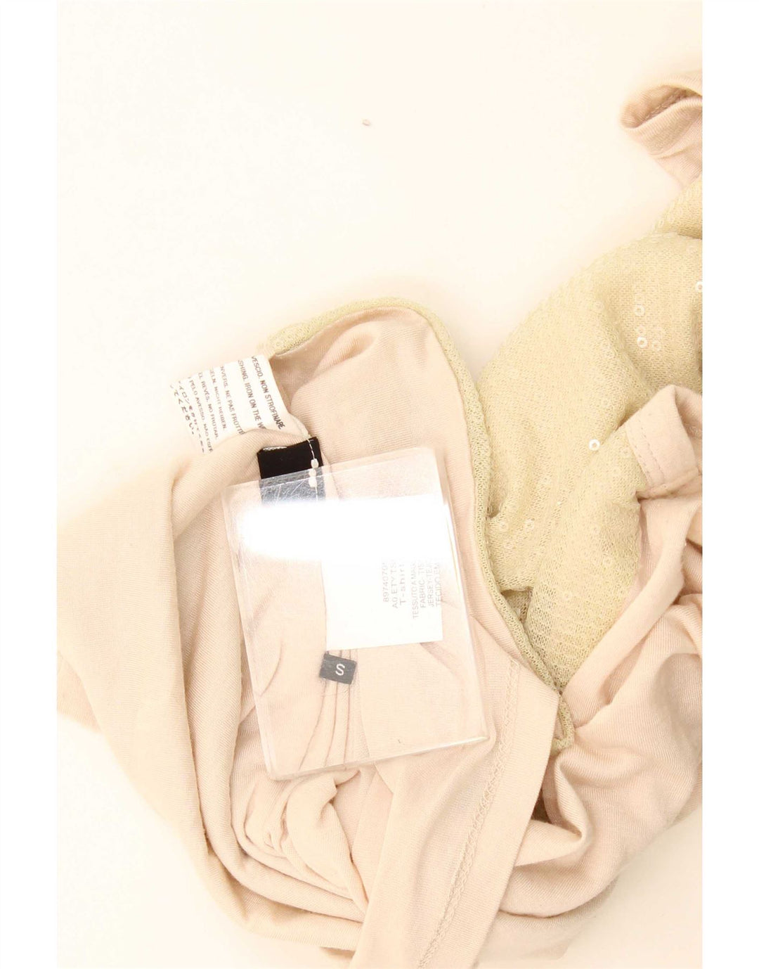 Max & Co. Dame ærmeløs tunikakjole UK 8 Small Beige Flecked