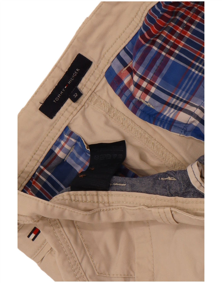 Tommy Hilfiger Herre Cargo Shorts W32 Medium Beige Bomuld