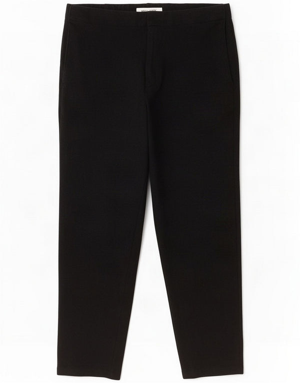 Cos Herre Relaxed Fit Cropped Trousers Medium W32 L25 Black Wool