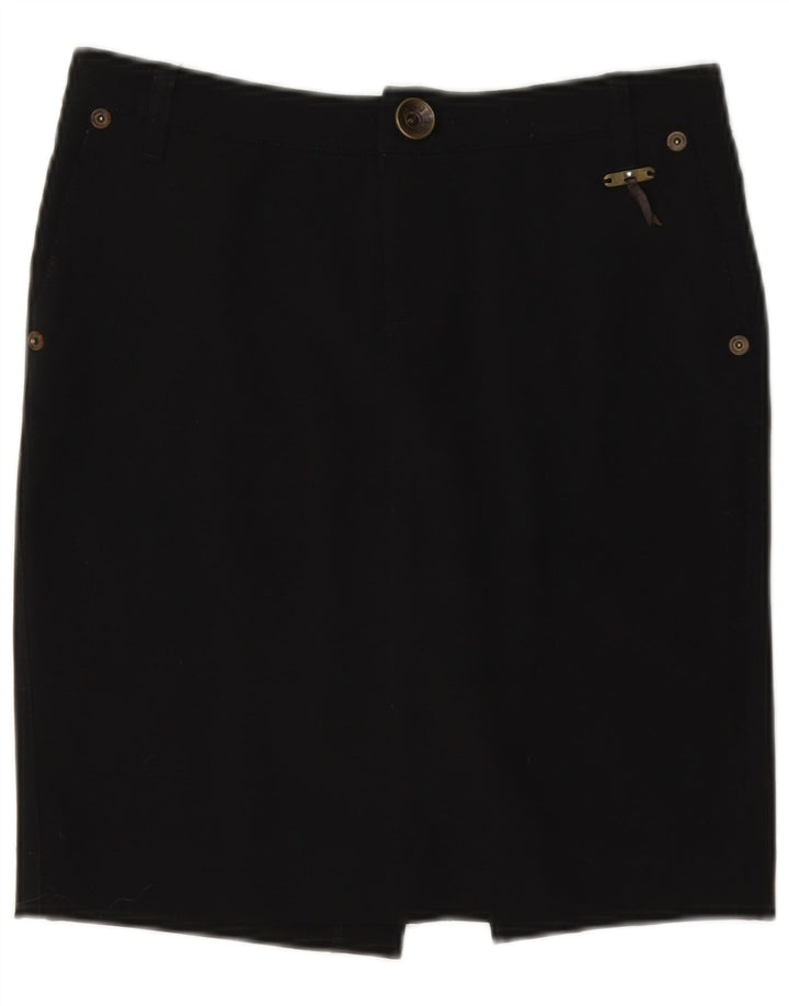 Liu Jo Womens Pencil Skirt W26 Small Black Polyester